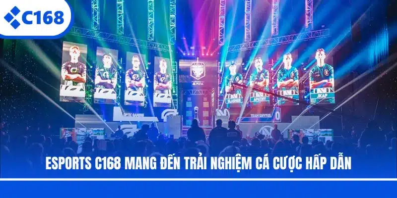 Esports C168 mang đến trải nghiệm cá cược hấp dẫn